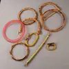 Asa redonda para bolsa asa de raíz de bambú asa de raíz de bambú artesanía de bambú fábrica de asas de bambú venta al por mayor