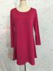 Falda Corta 2022 AliExpress Transfronteriza AliExpress Comercio Exterior Europeo y Americano Ropa de Mujer Costuras Manga Larga Vestido Suelto Ajustado