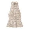 Comércio Exterior 2026 Verão Novo Estilo Europeu e Americano Moda Feminina Sexy Hottie Top de Alcinha com Bolinhas 3911700
