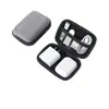 Bolsa de armazenamento de cabo de dados multifuncional, universal para fone de ouvido, cabo de dados, disco rígido, carregador, bolsa de armazenamento de capa protetora, portátil