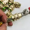 Conector de Mangueira para Pulverizador de Pesticida Agrícola Conector de Engate Rápido para Pulverizador M14 Totalmente em Cobre Conector Móvel de Engate Rápido Saída de Água em 360 Graus