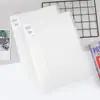 Carpeta de Inserción Transparente Impermeable de PP para Almacenamiento de Exámenes, Folleto de Información Color Caramelo A3, Portafolio de Arte Estudiantil