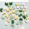 Contas Soltas de Borboleta Redonda de Vidro Exquisite, Contas de Estilo Antigo com Furo Reto, Acessórios para Colar e Brincos, Materiais Manuais DIY para Venda no Atacado de Fábrica