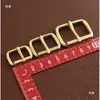 Hebilla de Pin de Latón Hecha a Mano DIY Herrajes para Bolso de Cuero a Prueba de Óxido con Textura Tres Modelos 6892