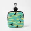 Bolsa de Monedas con Estampado de Fútbol Copa Mundial 2026 Cremallera Entrenamiento al Aire Libre Bolsa para Comida de Perro Almacenamiento Bolsita para Auriculares Mini