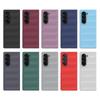 Para Samsung zfold6 5 4 pantalla plegable skin feeling airbag anticaída PC teléfono móvil W24 color sólido cubierta protectora 3 Corea