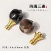 Dz Beads, Conectores Divididos de Ágata de Três Vias, Eixos Universais, Contas Soltas de Cabeça de Buda, Acessórios para DIY, Componentes de Contas, Coleção de Joias
