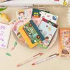 Cuaderno Lindo de Dibujos Animados para Niñas Portátil Mini Cuaderno Regalo Premio para Estudiante de Primaria Venta al por Mayor