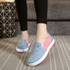 Zapatos de Lona para Mujer Primavera y Otoño Nuevos Slip-on Planos Zapatos de Tela Old Beijing para Mujer Casual Transpirables Estilo Coreano Zapatos Individuales Holgazanes