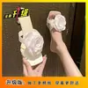Chanclas de Moda Estilo Coreano con Flor de Una Tira para Mujer 2026 Primavera/Verano Nuevas Sandalias Perezosas Cuadradas Versátiles Casuales