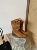 Botines de tobillo de estilo retro europeo y americano para mujer, nueva colección otoño/invierno 2026, punta fina, elegantes botas de vaquero western, botas de moda