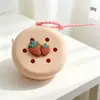 Bolsa de Agujero de Silicona con Dibujo Animado Spot, Mini Billetera para Monedas, Bolsa DIY para Cosméticos, Bolsa para Auriculares, Colgante para Llavero, Regalo