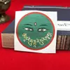 Ronda 3.5cm Núcleo de Dibujo Thangka Ocho Guardianes Cabeza del Zodiaco Ojo Francés Zaji Ramb Tíbet