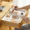 Organizador de compartimentos para cajones de plástico caja de almacenamiento caja de almacenamiento miscelánea caja organizadora de estilo japonés para cocina