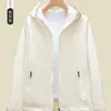 Cortavientos Versátil Nuevo Primavera y Otoño 2026, Popular Talla Grande Impermeable de Moda Holgado Estilo Coreano Chaqueta para Parejas y Mujeres
