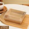 Caja para llevar Tiramisú Caja para sándwich Empaque de alimentos Rollo de papel de hornear Transparente para postres Caja de pan al por mayor