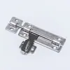 Pestillo de Acero Inoxidable Izquierdo y Derecho para Puertas de Madera, Montaje Superficial Espesado Cerradura de Puerta Antirrobo para Puertas y Ventanas, Mejora Antirrobo Personalizada