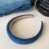 Diadema Pinza para el Cabello de Punta Alta de Borde Ancho de Lunares Frescos Retro Coreano Diadema Pinza Francesa Versátil Simple Accesorio para el Cabello