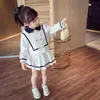 Conjunto de Roupa Infantil Estilo Chanel 2026 Outono Nova Versão Coreana Jaqueta Estilo Academia Elegante para Meninas + Saia Curta Conjunto de Duas Peças