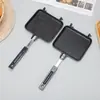 Molde para Sartén Grill de Sándwich de Anime Sartén para Freír Molde para Pan de Hogar Gas Doble Cara Sartén para Freír Sartén para Desayuno Huevo Frito