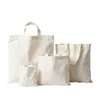 Bolsas de Lona Lisas Personalizadas com Impressão de Logo para Publicidade e Promoção, Sacolas Tote de Compras, Sacolas de Algodão para Estudantes e Aulas de Reforço, Feitas Sob Medida