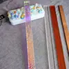 Régua de Cartas Colorida, Régua de Acrílico Transparente para Mahjong, Régua de Cartas a Laser para Uso Doméstico e Outros Tipos