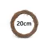 Faça você mesmo Pegador de Sonhos Artesanal Pinha Anel de Rattan Guirlanda de Natal Rattan Escola Jardim de Infância Decorativo Galhos Secos