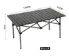 Mesas y sillas plegables personalizadas para exteriores, silla luna portátil para acampar, juego de mesa tipo rollo de huevo, equipo de camping, mesa plegable para mesa y silla