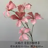 Nuevas Flores Artificiales Rosas para Boda al Mayoreo Rosa Claro Arreglo para Sitio de Boda Flores Falsas Guía de Camino para Boda Decoración de Mano