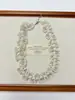 Collar de Encaje Perlado Ultra-Fairy Estilo Francés, Pulsera a Juego de Lujo Ligero de Nicho, Gargantilla Cadena Clavicular Moderna y Sencilla para Mujer