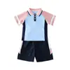 Uniforme Escolar para Estudiantes de Primaria Conjunto de Tres Piezas Ropa de Clase para Niños Traje para Reunión Deportiva Traje de Grado Ropa para Jardín de Infancia Ropa de Primavera y Otoño