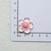 Pequena 2cm Mais Vendida Gelo Transparente Flor de Cinco Pétalas DIY Joias de Resina Papelaria Adesivo Chaveiro Pingente Material Artesanal