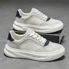 Zapatos sencillos para hombre, nuevo estilo de verano, zapatos casuales para hombre de malla transpirable con bloques de color, modernos, versátiles, cómodos, zapatos de suela gruesa para ir al trabajo