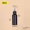 Botella de Gel Transparente al por Mayor 60ml100ml Botella con Punta de Plástico Botella Dosificadora de Pigmento PET Botella Exprimible de Tinta