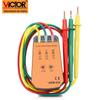 Instrumento de sequência de fase AC trifásico Victory VC850A medidor de fase 850C medidor de sequência de fase 850D detector de fase 850E