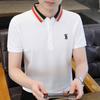 Invitado Taobao -5052-P32-2024 Verano Alta Calidad Camisa POLO Bordada Camiseta de Manga Corta para Jóvenes-Verano 8