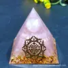 Bola de Cristal 73 Estilos Pirámide Bola de Cristal Transfronteriza Pirámide de Piedra Triturada Artesanías para el Hogar Adornos de Resina