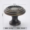 Manija Pequeña de Aleación de Zinc Dorado Simple para Cajón de Caja de Madera Herrajes para Muebles Manija de Agujero Único para Puerta de Gabinete