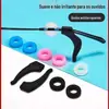 Ganchos de Silicone Antiderrapantes para Orelhas de Óculos para Evitar que Escorreguem, Acessórios para Hastes de Armação de Óculos Ganchos de Orelha com Clipe