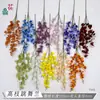 Arreglo floral artificial de orquídea para baile de bodas, orquídea de tallo largo con diseño de mariposa, flores artificiales al por mayor, materiales florales decorativos de alta calidad