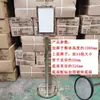 Poste de Barreira de Corda de Veludo em Forma de Bola de Titânio, Barreira de Isolamento de Linha de 1,0m, Poste de Boas-Vindas de Aço Inoxidável, Cordão para Poste de Boas-Vindas