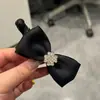 Pinza de plátano de malla plisada de lunares estilo coreano para mujer, accesorio de alta gama para recogidos, clip para coleta, pinza de pelo vertical