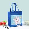 Bolsa Lancheira Infantil Desenho Animado Fofo, Bolsa Tote Grande Portátil de Armazenamento Impermeável em Tecido Oxford, Bolsa para Lanche Frutas