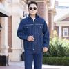 Roupas de trabalho jeans terno masculino e feminino elástico resistente ao desgaste roupas de proteção de trabalho soldagem elétrica eletricista oficina reparação automóvel ferramentas uniforme atacado