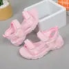Venta Directa de Fábrica Sandalias para Niñas 2026 Verano Versátiles Transpirables Suela Suave Sandalias Zapatos de Playa para Niñas Antideslizantes