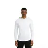 Comercio Exterior Transfronterizo Camiseta con Capucha de Manga Larga Deportiva Europea y Americana para Hombre Malla Transpirable Moda Casual Protección Solar Top Versátil