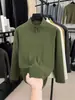 Camiseta de Manga Larga para Hombre de Otoño e Invierno, Forro Polar Térmico, Cuello Alto Pequeño, Botones a Presión, Cuello Alto, Camiseta Base Casual, Moderna, Color Sólido, Prenda Interior Superior Cálida