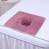 Toalla con agujero para la cama de salón de belleza, toalla con agujero para tumbarse, suave y absorbente, cojín de masaje, toalla facial, toalla de cama, logotipo personalizado