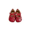 Zapatos de Moda para Niñas Estilo Ballet Tira Cruzada Velcro Piel Sintética Punta Dividida Otoño 2026 Nuevos Zapatos Individuales de Princesa Suela Suave