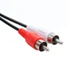 Cable de Audio de Uno a Dos 1 RCA Macho a 2 RCA Macho Lotus Un Macho a Dos Machos Adaptador de Doble Cabeza Uno Macho a Macho y Hembra